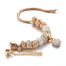 Load image into Gallery viewer, ATTRACTTO luxe cristal coeur bracelets porte-bonheur &amp; bracelets or bracelets pour femme bijoux Pulseira Feminina Bracelet Sbr170020 - Nikolleta
